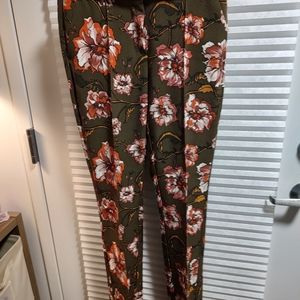 Floral Business Slacks.